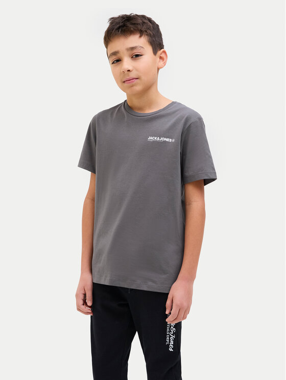 Jack&Jones Junior Jack&Jones Junior T-Shirt Hawaii 12269831 Γκρι Regular Fit