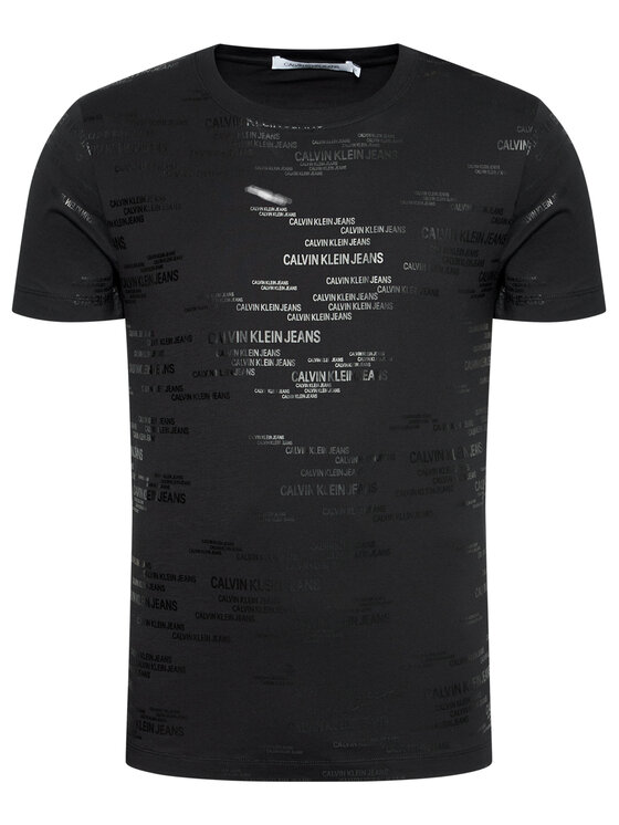Calvin Klein Jeans T-shirt J30J317503 Nero Regular Fit • Modivo.it