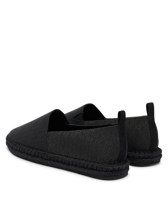 Calvin Klein Calvin Klein Espadryle Espadrille Aop Cv HM0HM02231 Czarny