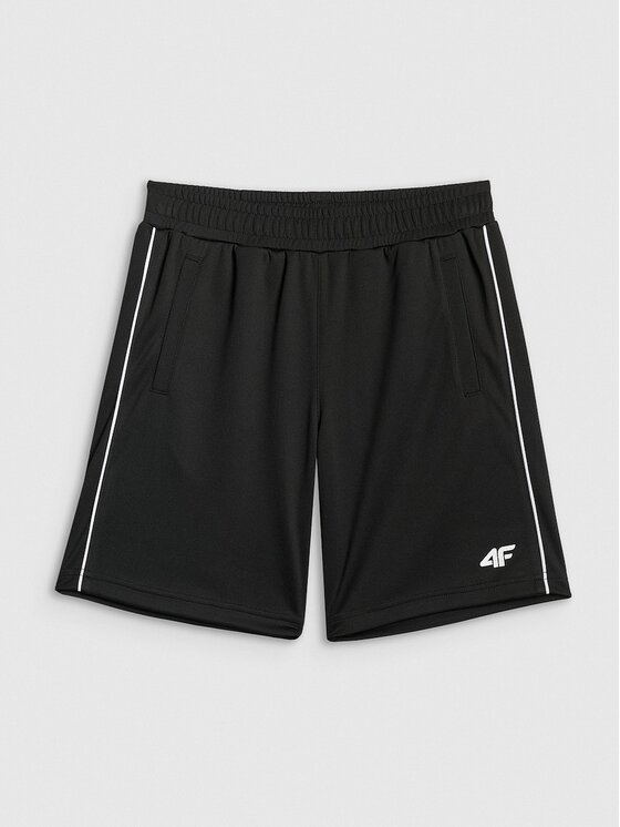 4F 4F Pantaloncini sportivi 4FJRSS26TFSHM1693-20S Nero Regular Fit
