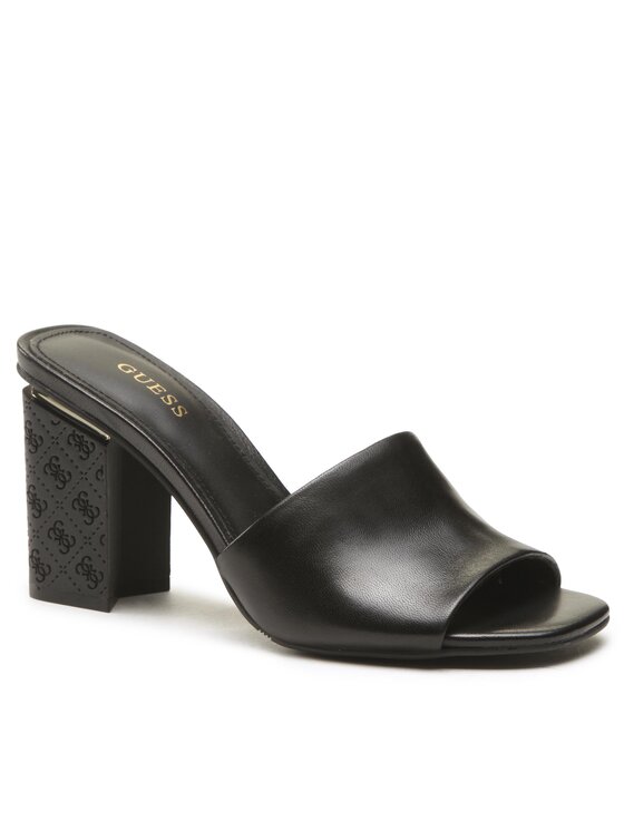 Guess Guess Pantoletten Yella FL6YEL LEA03 Schwarz