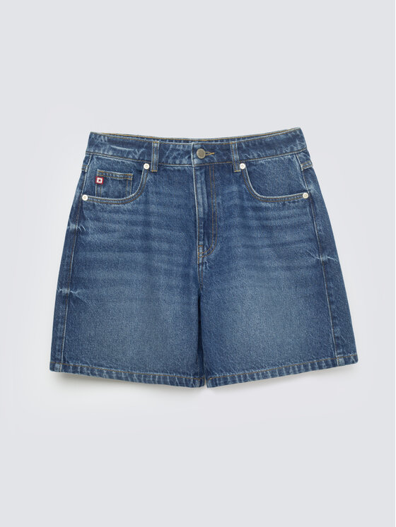 BIG STAR BIG STAR Szorty jeansowe SOLEIL Granatowy Regular Fit