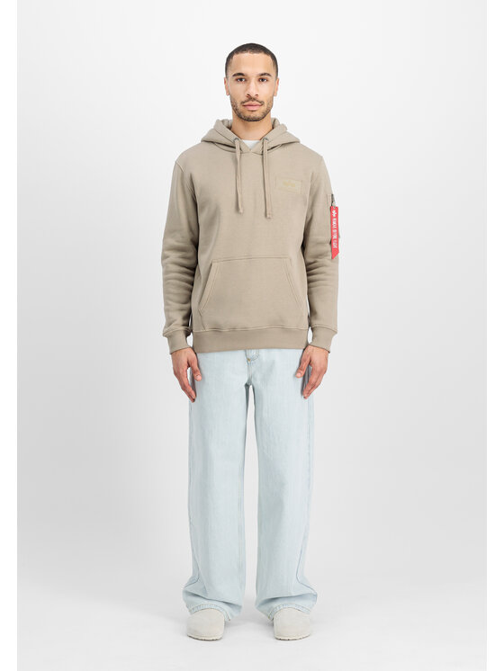 Alpha Industries Alpha Industries Mikina Back Print Hoodie Žltá Regular Fit
