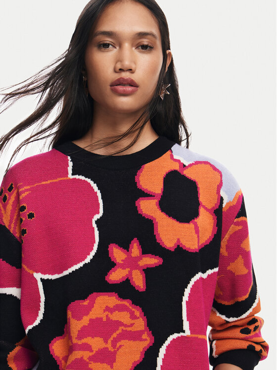Desigual Desigual Sweater Niagara 24WWJF32 Színes Regular Fit