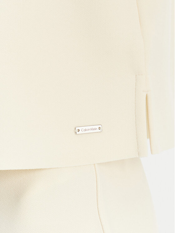 Calvin Klein Calvin Klein Polo LV044E241G Beżowy Relaxed Fit