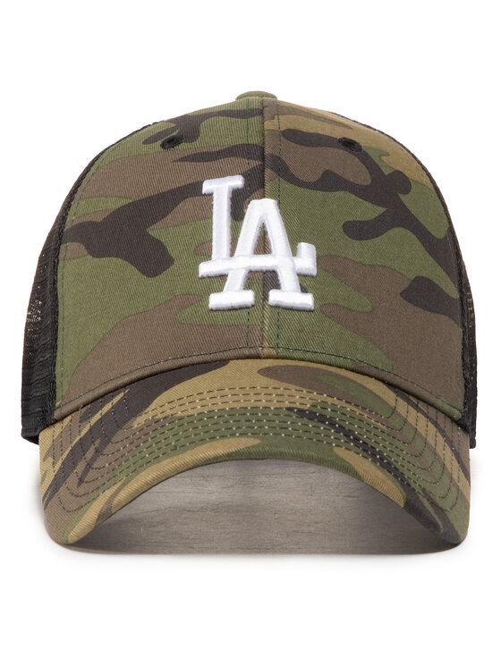 47 Brand 47 Brand Cappellino Mlb Los Angeles Dodgers Branson B-CBRAN12GWP-CMD Verde