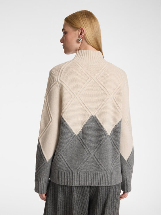 Elena Mirò Elena Mirò Sweter M061Z000823N0A1 Szary Regular Fit