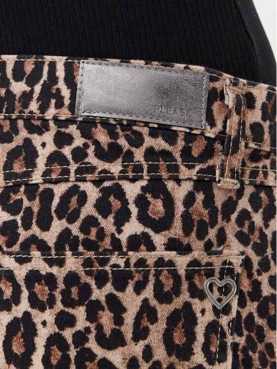 Please Please Jeans P3HSDBNC97 Braun Straight Fit