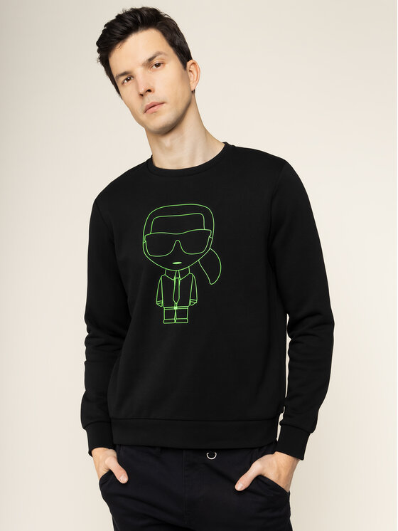 Sweat Karl Lagerfeld Noir - Logo - Taille L - Unisexe - Parfait état
