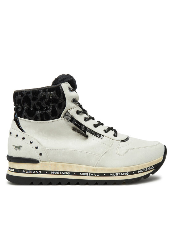 Mustang Mustang Schnürschuhe 1364-503 Weiß