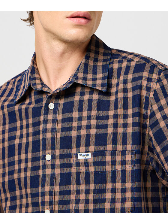 Wrangler Wrangler Koszula 112362734 Czarny Regular Fit