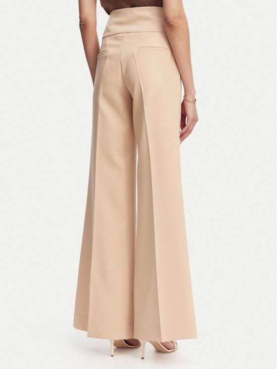 ACCESS FASHION ACCESS FASHION Riidest püksid 63-5022-135 Beež Flare Fit