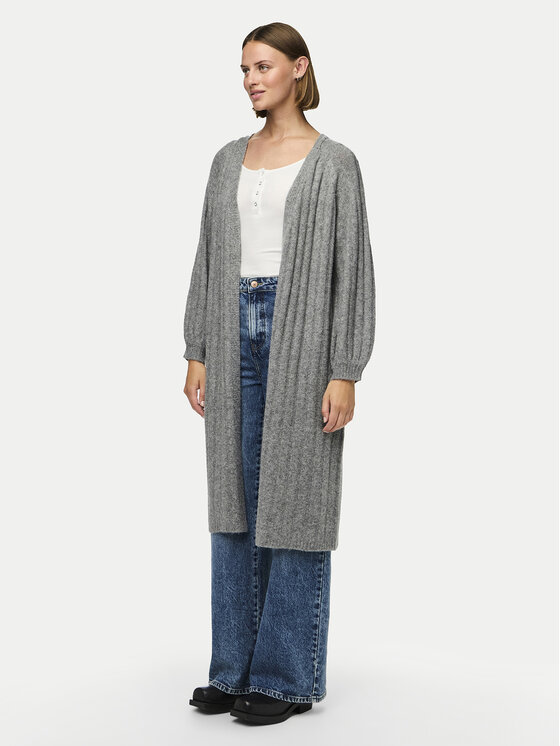 Pieces Pieces Kardigán Maggy 17150959 Szürke Loose Fit