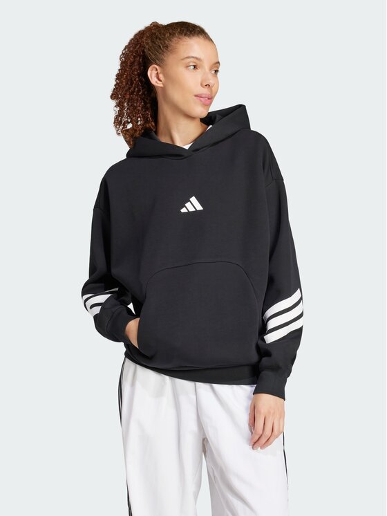 adidas adidas Bluza Future Icons Czarny Loose Fit