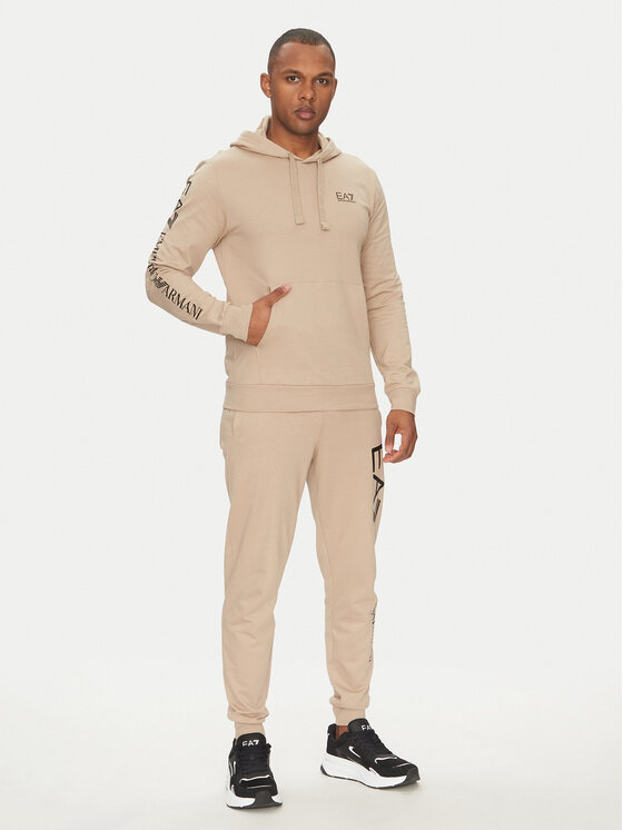 EA7 Emporio Armani EA7 Emporio Armani Суитшърт 7M000569 AF13512 M1013 Бежов Regular Fit