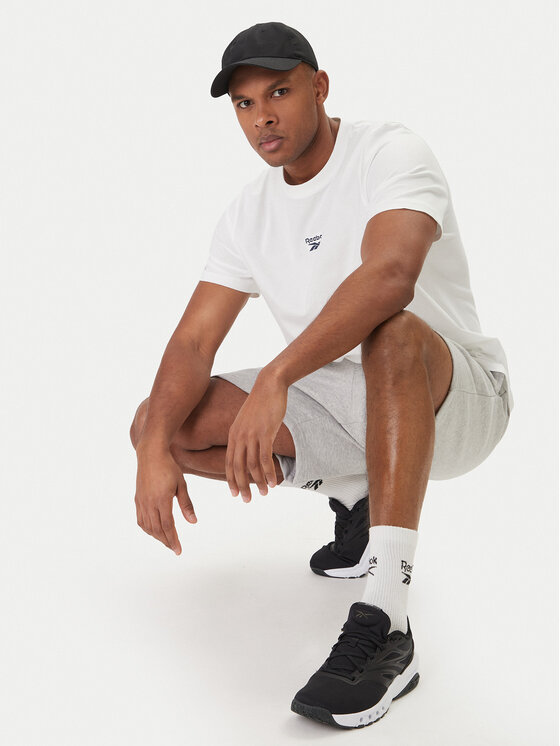 Reebok Reebok Komplet t-shirt i spodenki Baz RK25609CCM Szary Regular Fit