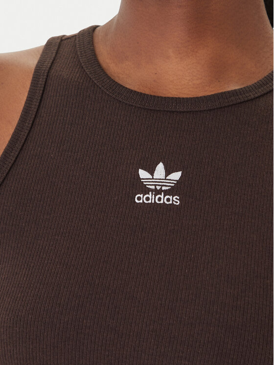 adidas adidas Top Essentials KD3821 Hnědá Slim Fit
