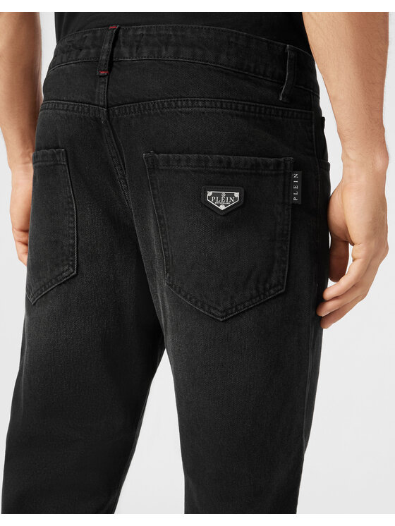 PHILIPP PLEIN PHILIPP PLEIN Jeansy 22877 Černá Slim Fit
