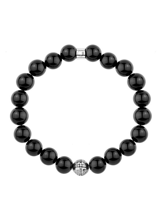 Manoki Manoki Bransoletka BA1117B Czarny