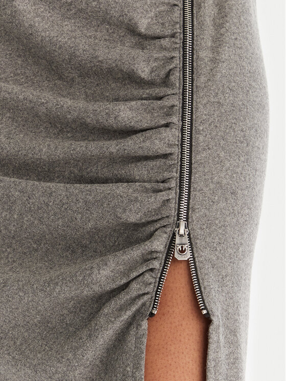 PINKO PINKO Sukienka koktajlowa Almundena Abito 106126 A2ZU Szary Regular Fit