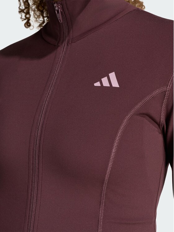 adidas adidas Kurtka do biegania 167809 Czerwony Slim Fit
