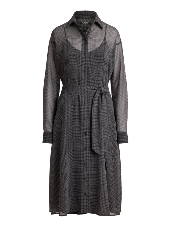 LAUREN RALPH LAUREN LAUREN RALPH LAUREN Košilové šaty 200B33077001 Tmavě šedá Regular Fit