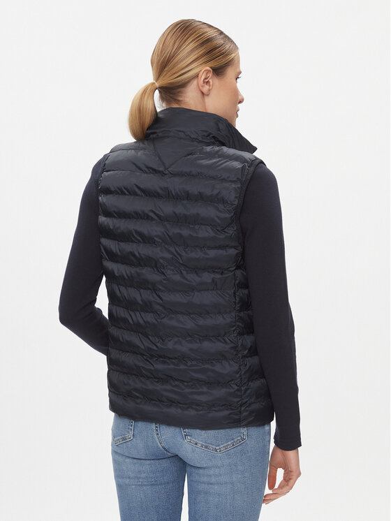 Tommy Hilfiger Tommy Hilfiger Αμάνικο Μπουφάν Global Stripe WW0WW42051 Σκούρο μπλε Regular Fit