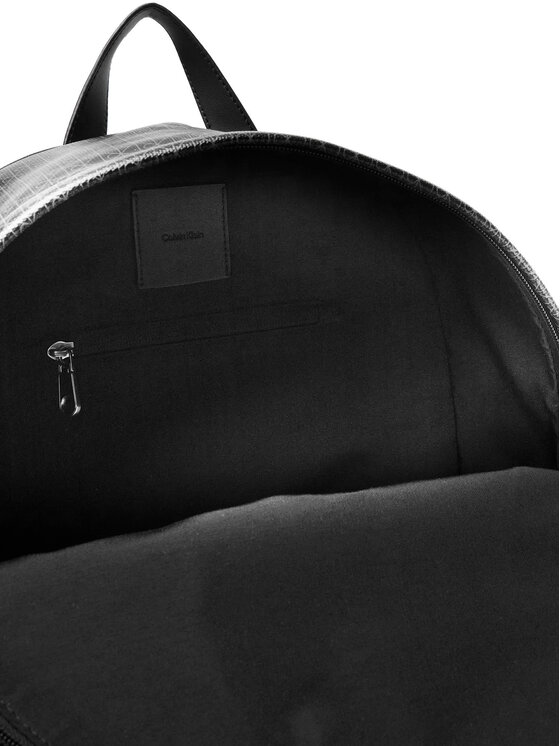Calvin Klein Calvin Klein Batoh Emblem Aop Coated Backpack LV04D3313G Černá
