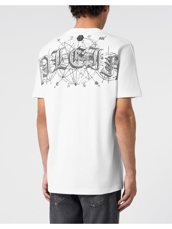 PHILIPP PLEIN PHILIPP PLEIN T-Shirt 29818 Biały Regular Fit
