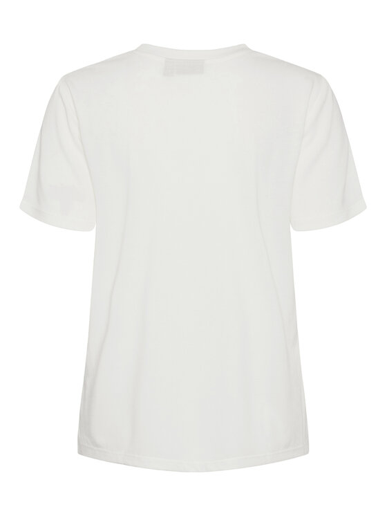 Pieces Pieces Marškinėliai Anora 17148789 Balta Regular Fit