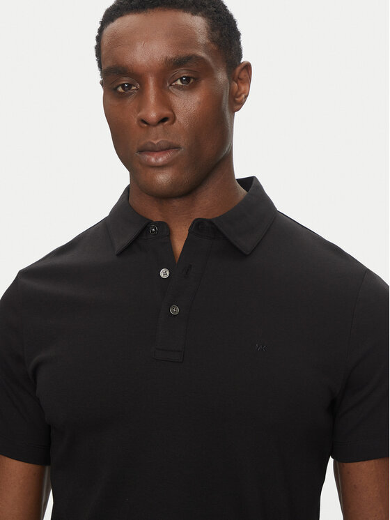 Michael Kors Michael Kors Tricou polo CB95FGVC93 Negru Regular Fit