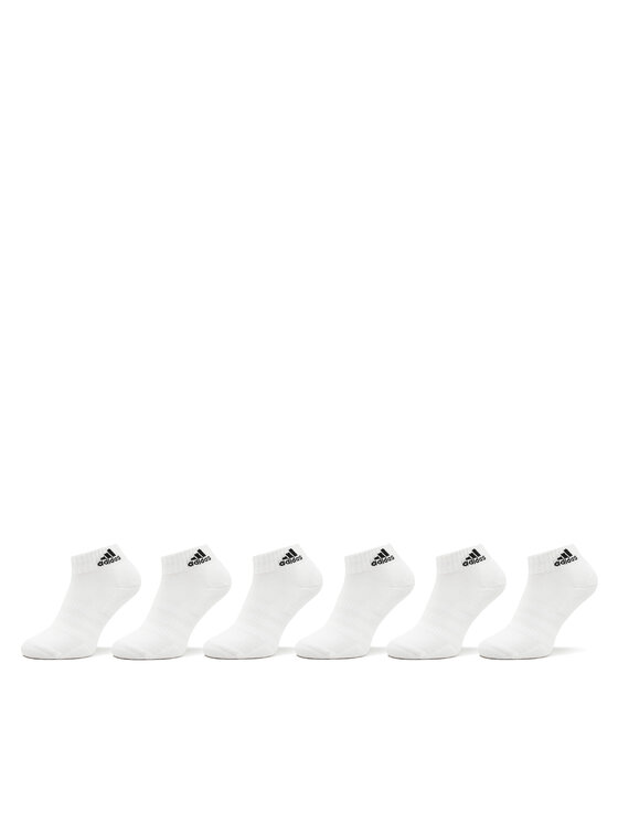 Șosete Medii Unisex adidas Cushioned Sportswear Ankle Socks 6 Pairs HT3442 Alb
