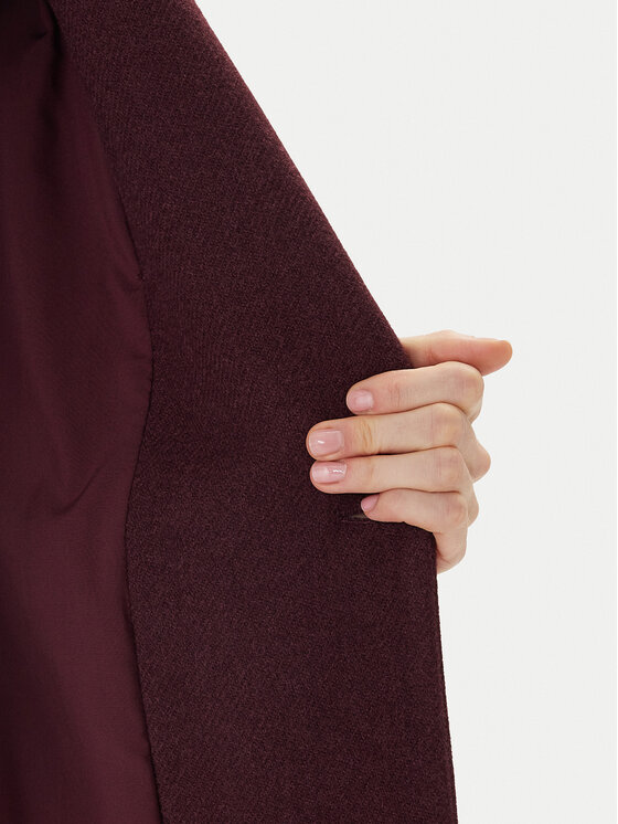 Maryley Maryley Cappotto di transizione MARYLEY-25IB807/01BU Bordeaux Regular Fit