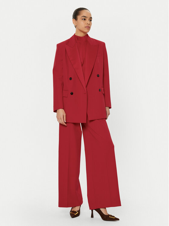 MAX&Co. MAX&Co. Marynarka 2516041011200 Czerwony Regular Fit