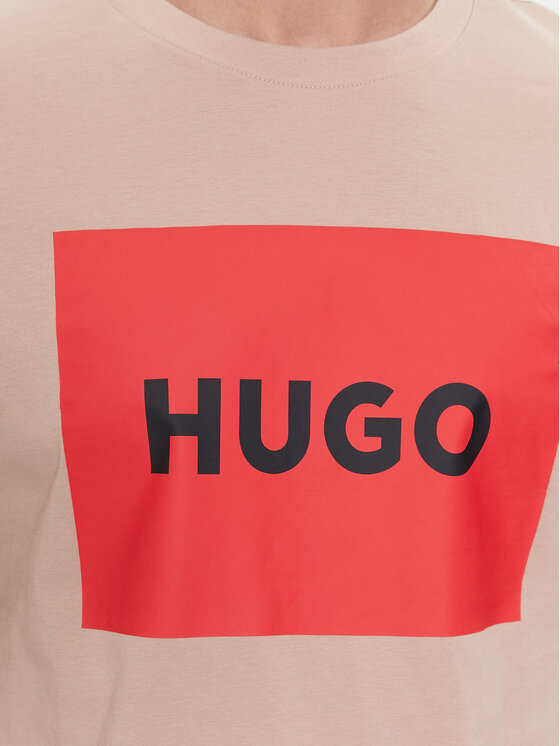 HUGO Hugo T-särk Dulive222 50467952 Beež Regular Fit