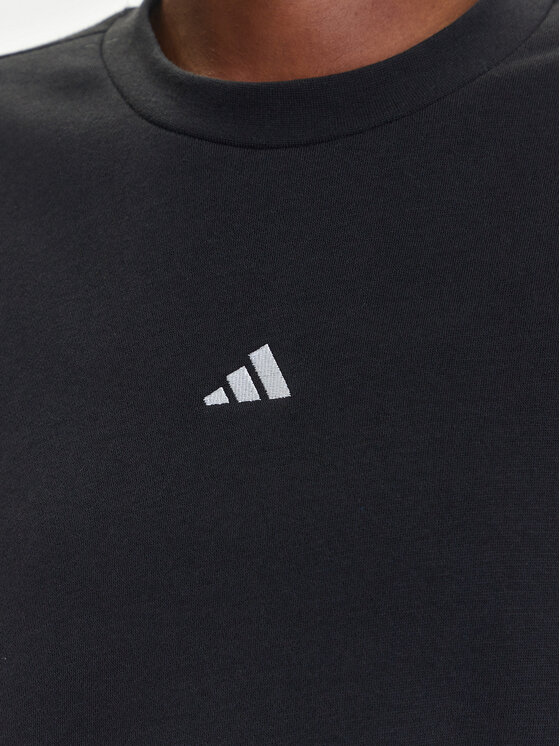 adidas adidas Bluză Essentials Small Logo Feelcozy JC5932 Negru Loose Fit