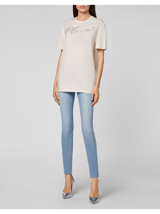 PHILIPP PLEIN PHILIPP PLEIN T-Shirt 4981 Béžová Regular Fit
