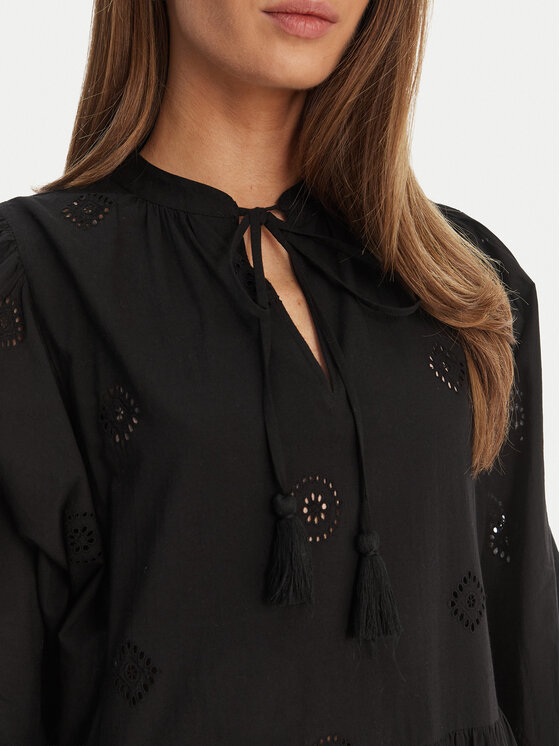 Seafolly Seafolly Letné šaty Embroidery 54155-DR Čierna Regular Fit