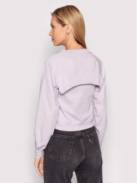 Converse Converse Bluza Twisted 10022960-A03 Roza Relaxed Fit