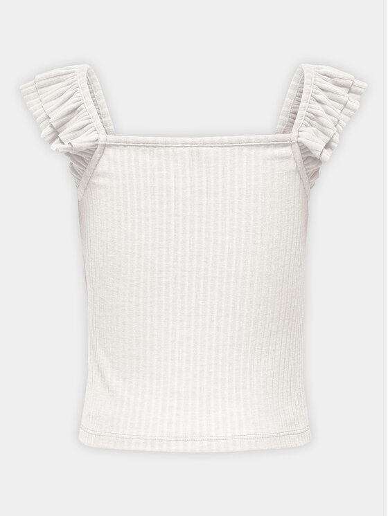 Kids ONLY Kids ONLY Top Nella 15317829 Bijela Slim Fit