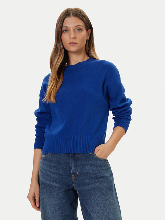 Vero Moda Vero Moda Džemperis Gold Art 10332206 Zils Regular Fit