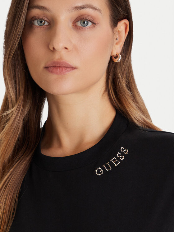 Guess Guess T-Shirt V5BI12 K8FQ4 Schwarz Regular Fit