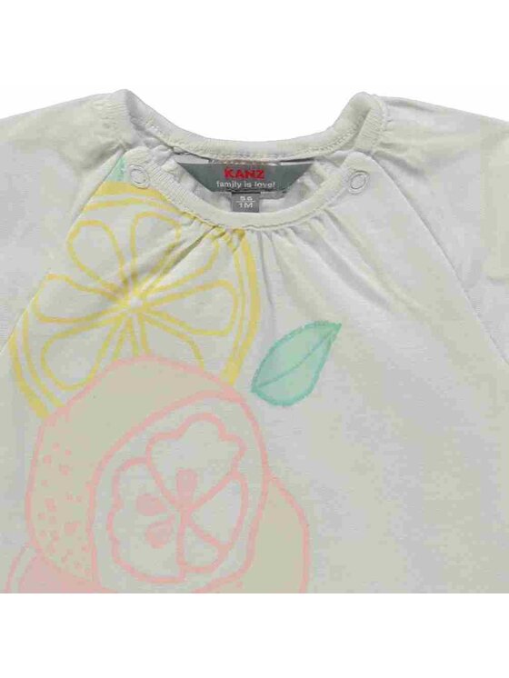 Kanz Kanz T-Shirt 1832171-1000 Biały Basic Fit
