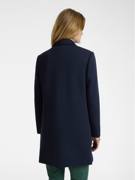 Elena Mirò Elena Mirò Cappotto 8141P000051N034 Blu Regular Fit