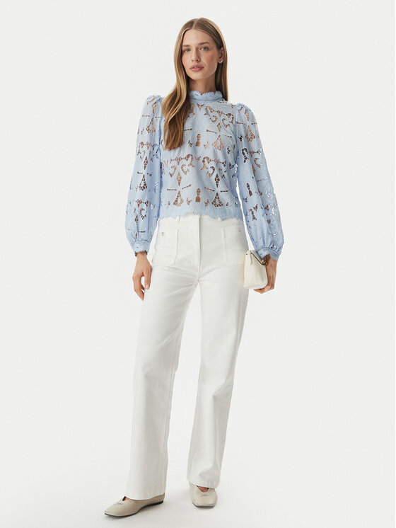 Morgan Morgan Bluse 261-OMBRAK Hellblau Regular Fit