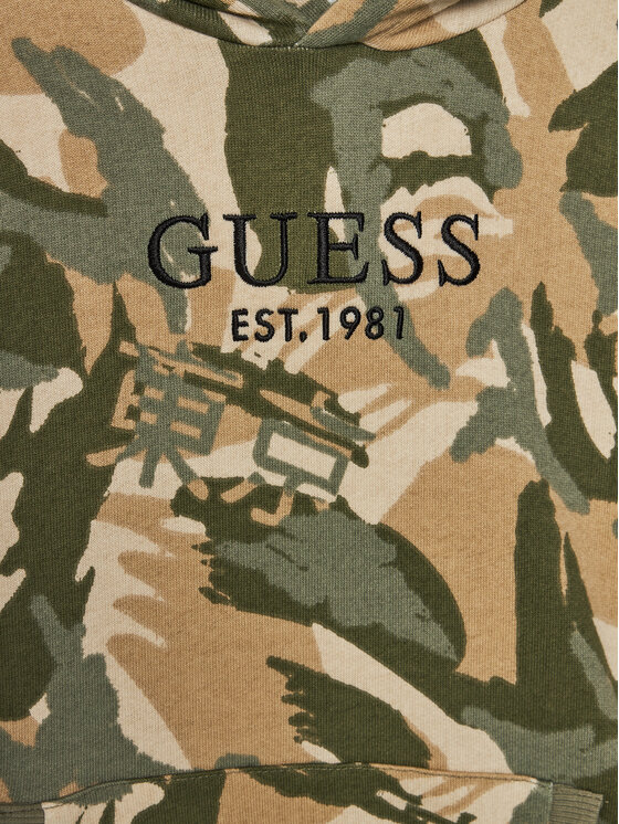 Guess Guess Felpa Hooded Ls L4RQ05 KA6R3 Cachi Regular Fit