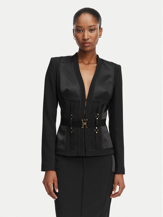 Elisabetta Franchi Elisabetta Franchi Піджак GI-233-62E2-V840 Чорний Slim Fit