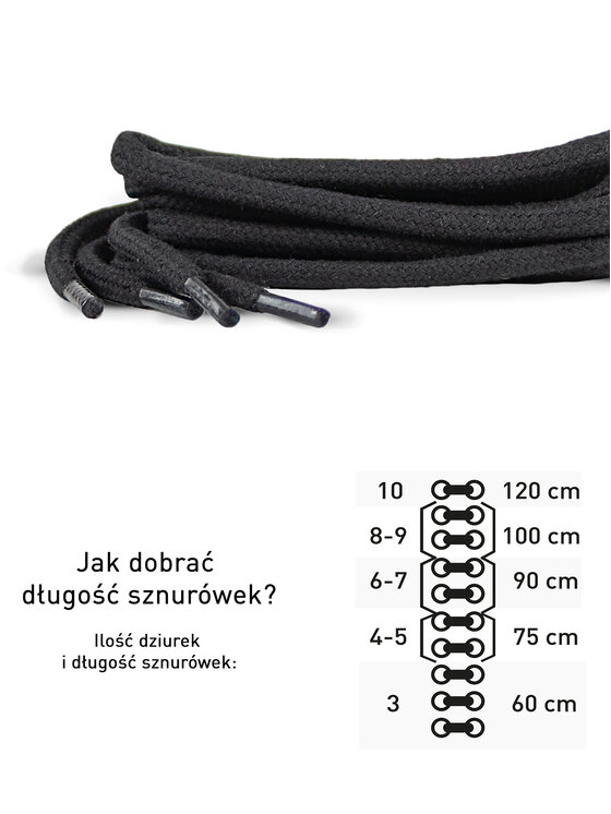 Coccine Coccine Cipőfűző SZNUROWADŁA 75 cm F3 BAWEŁNIANE v.AZ Fekete