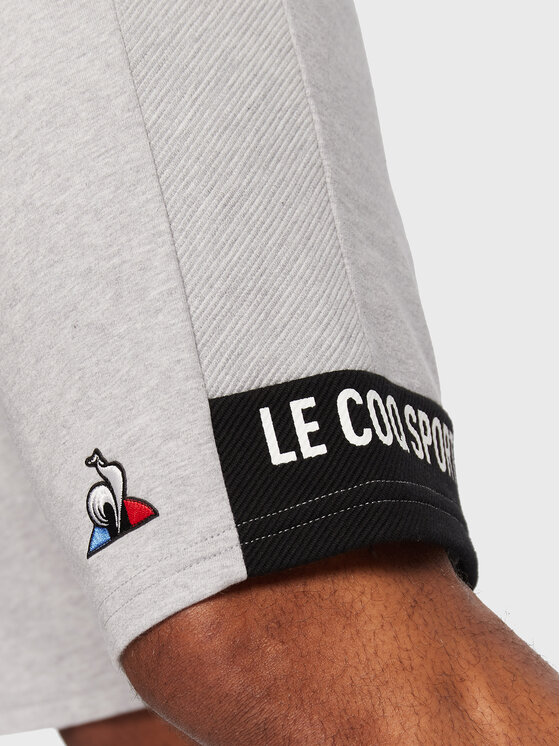 Short le coq sportif gris discount