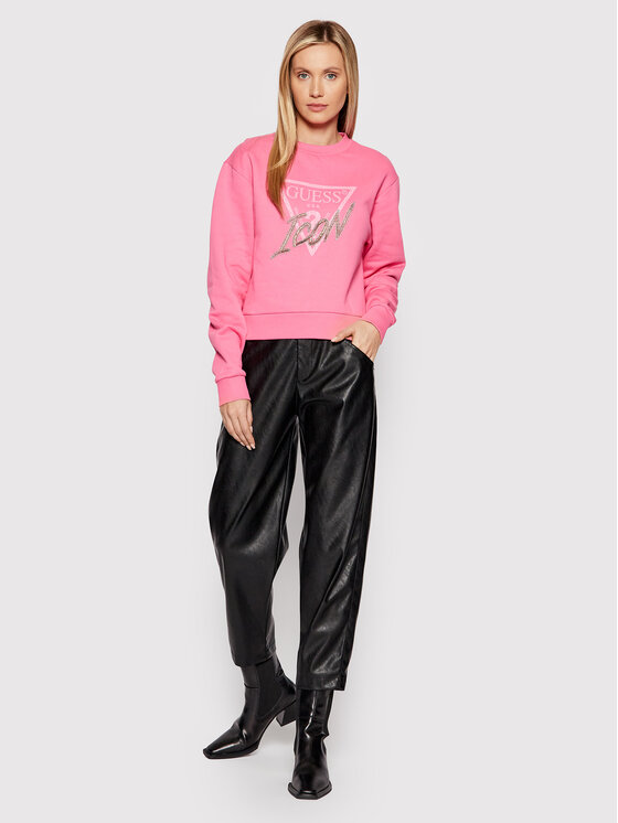 Felpa Icon W2RQ20 K68I0 Rosa Relaxed Fit